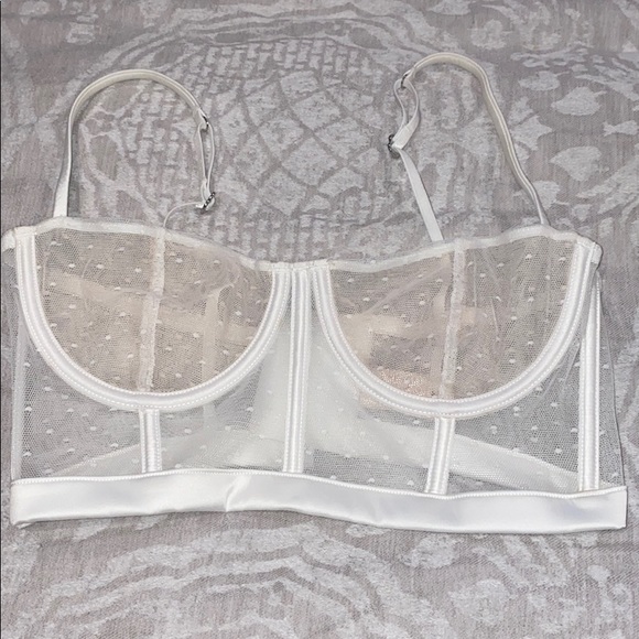 Meshki Other - White mesh Meshki bralette